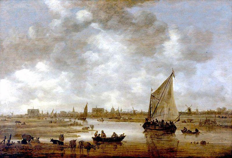 Jan van  Goyen View of Leiden from the Northeast